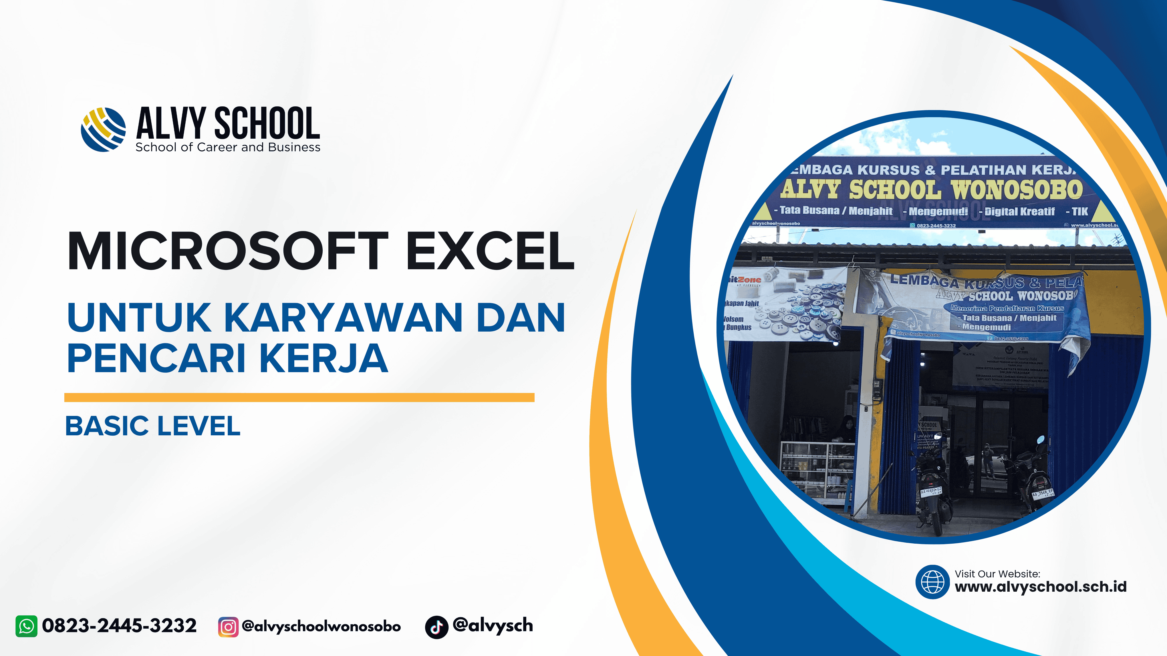 MICROSOFT EXCEL (BASIC LEVEL) UNTUK KARYAWAN DAN PENCARI KERJA