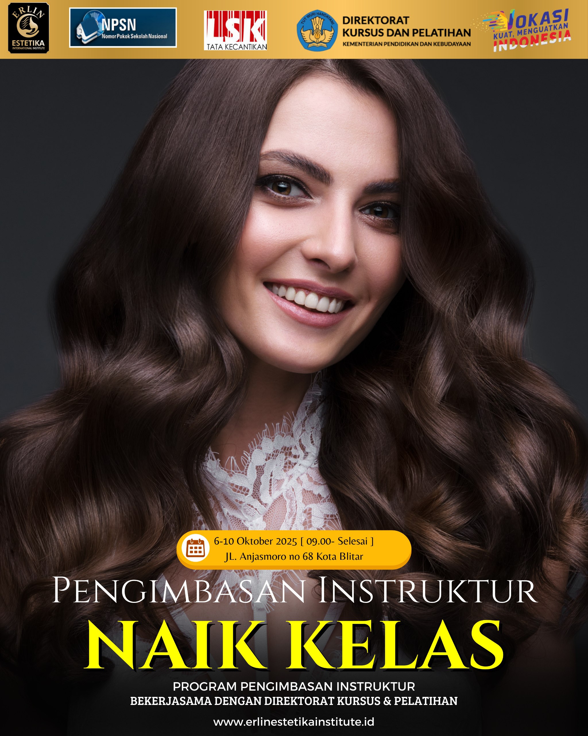 INSTRUKTUR NAIK KELAS TATA KECANTIKAN RAMBUT